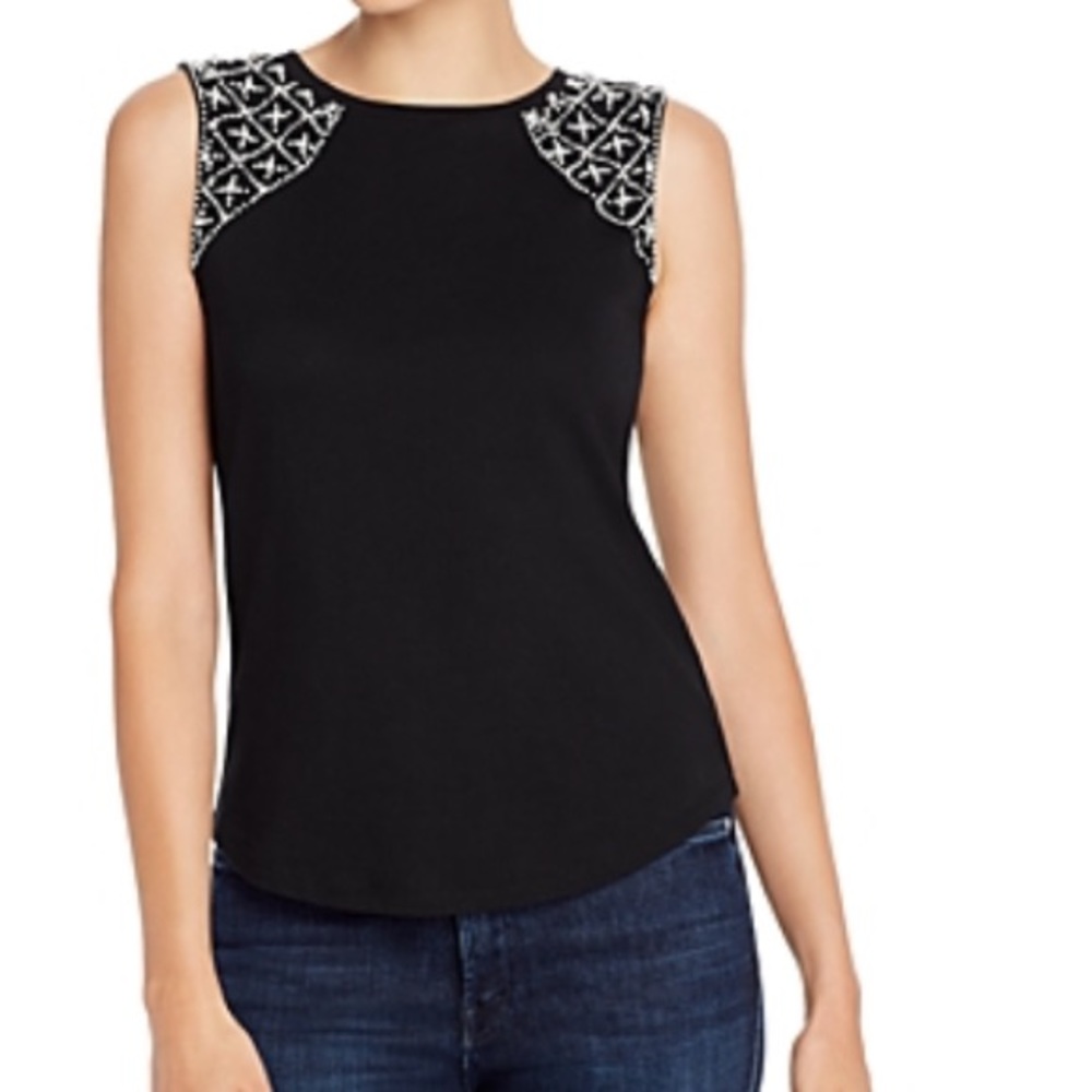 NWT Generation Love Sleeveless Beaded Top